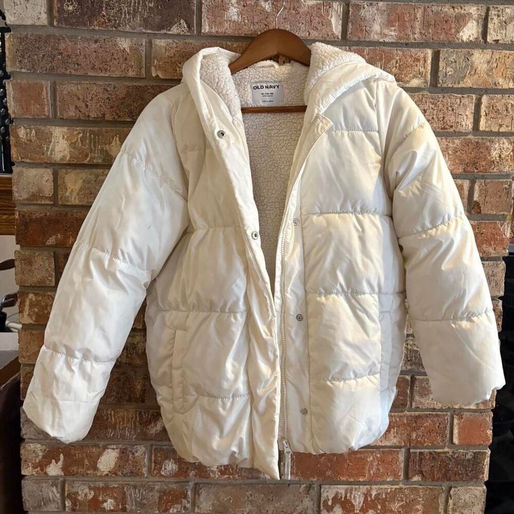 Old-navy Women's White and Cream Jacket